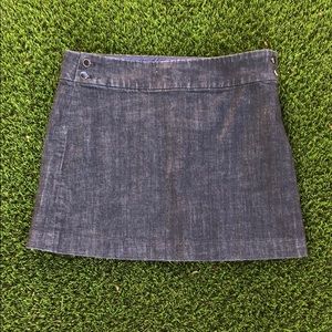 J.Crew Jean mini skirt